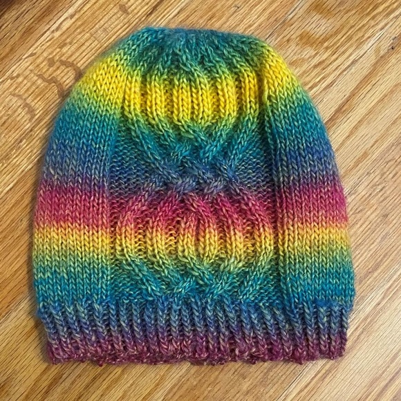 Accessories - 7-Chakra Beanie - Designed and Knit with love by Stacey Namaste Designs